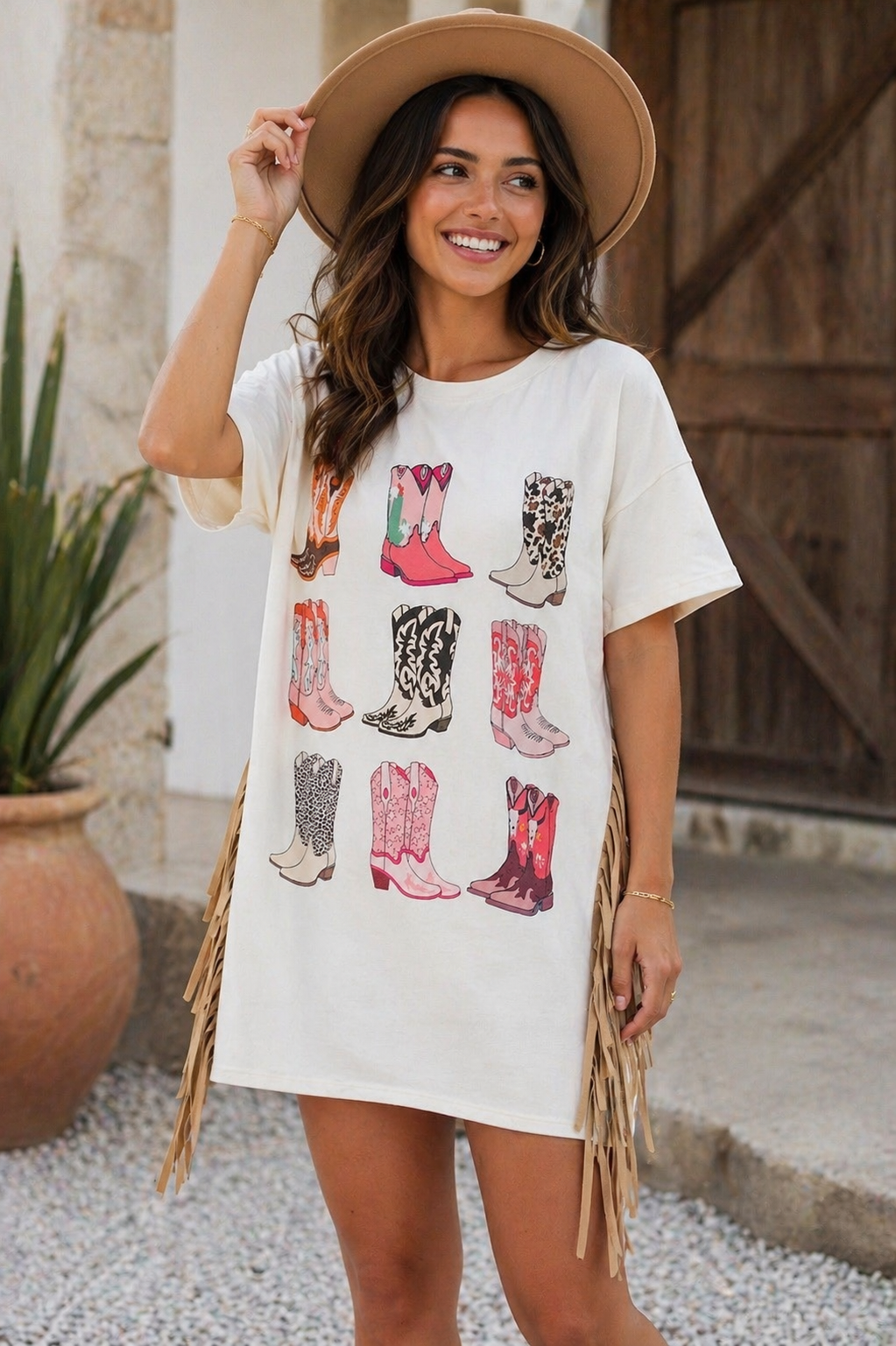 Boot Scootin’ Babe Tee Dress